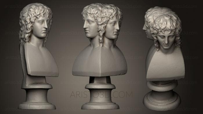 Busts and heads antique and historical (BUSTA_0377) 3D model for CNC machine
